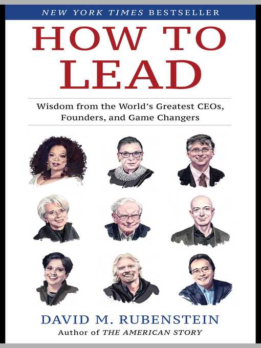 Title details for How to Lead by David M. Rubenstein - Wait list